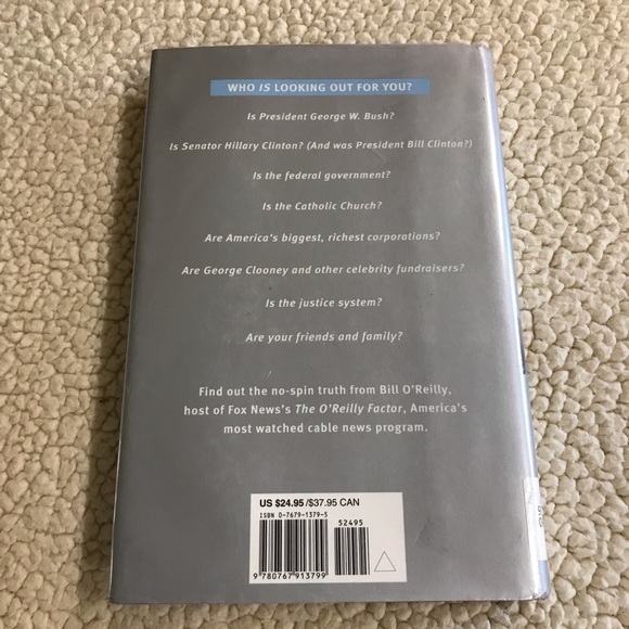 Who's Looking Out for You? Bill O'Reilly Hardcover Book 
214 Pages - Picture 5 of 9